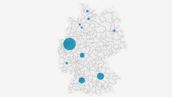 德国新冠肺炎的情况和人数以及地图分布